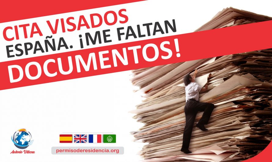 Cita visados España Me faltan documentos