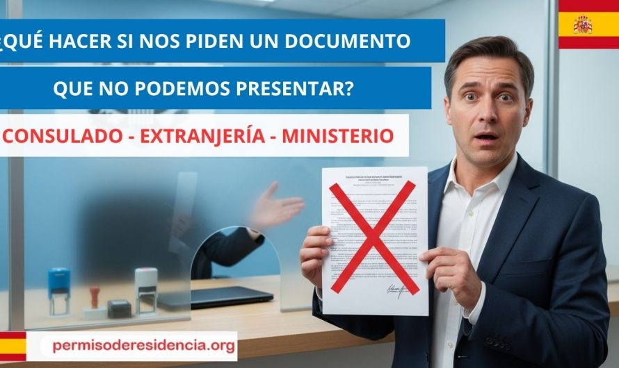 📄 ¿Qué hacer si nos piden un documento que no podemos presentar? 🤔 | Consulado ✈️ Extranjería 🏛️ Ministerio
