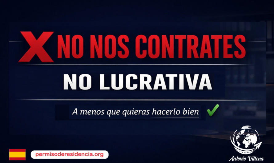 👉 NO NOS CONTRATES ❌ NO LUCRATIVA A menos que quieras hacerlo bien