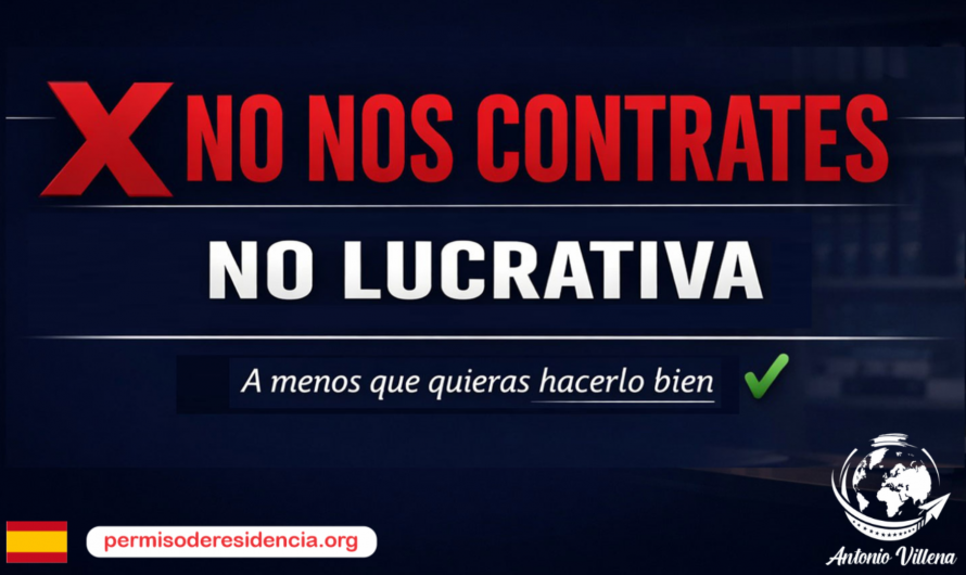 👉 NO NOS CONTRATES ❌ NO LUCRATIVA A menos que quieras hacerlo bien